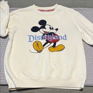 Disney Cream Mickey Mouse Sweatshirt